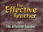 The_Effective_Teacher